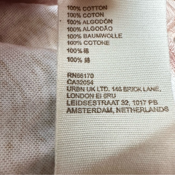 Anthro Let Me Be Eyelet Swing Top Sz XL Sleeveless Tiered Silhouette Boho Dreamy - Picture 15 of 16